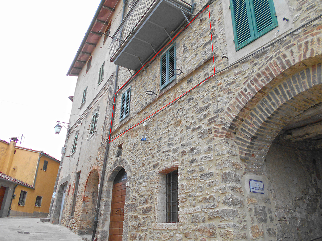 Aste   Abitazione di tipo popolare  - Appartamento a Castiglion d’Orcia in Via San Sebastiano - Lotto 1