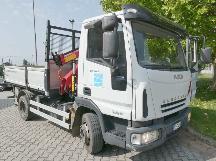 Aste   Automezzi commerciali  - Autocarro Iveco EuroCargo 80E17 con gru del 2024   GARA ONLINE 24 SETTEMBRE 2025